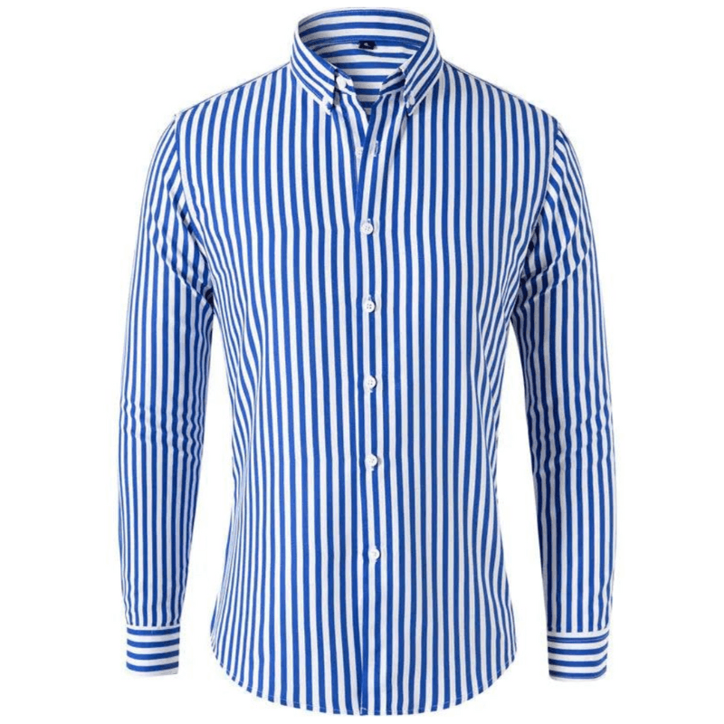 Camisa Slim Business Stripe - Não Amassa