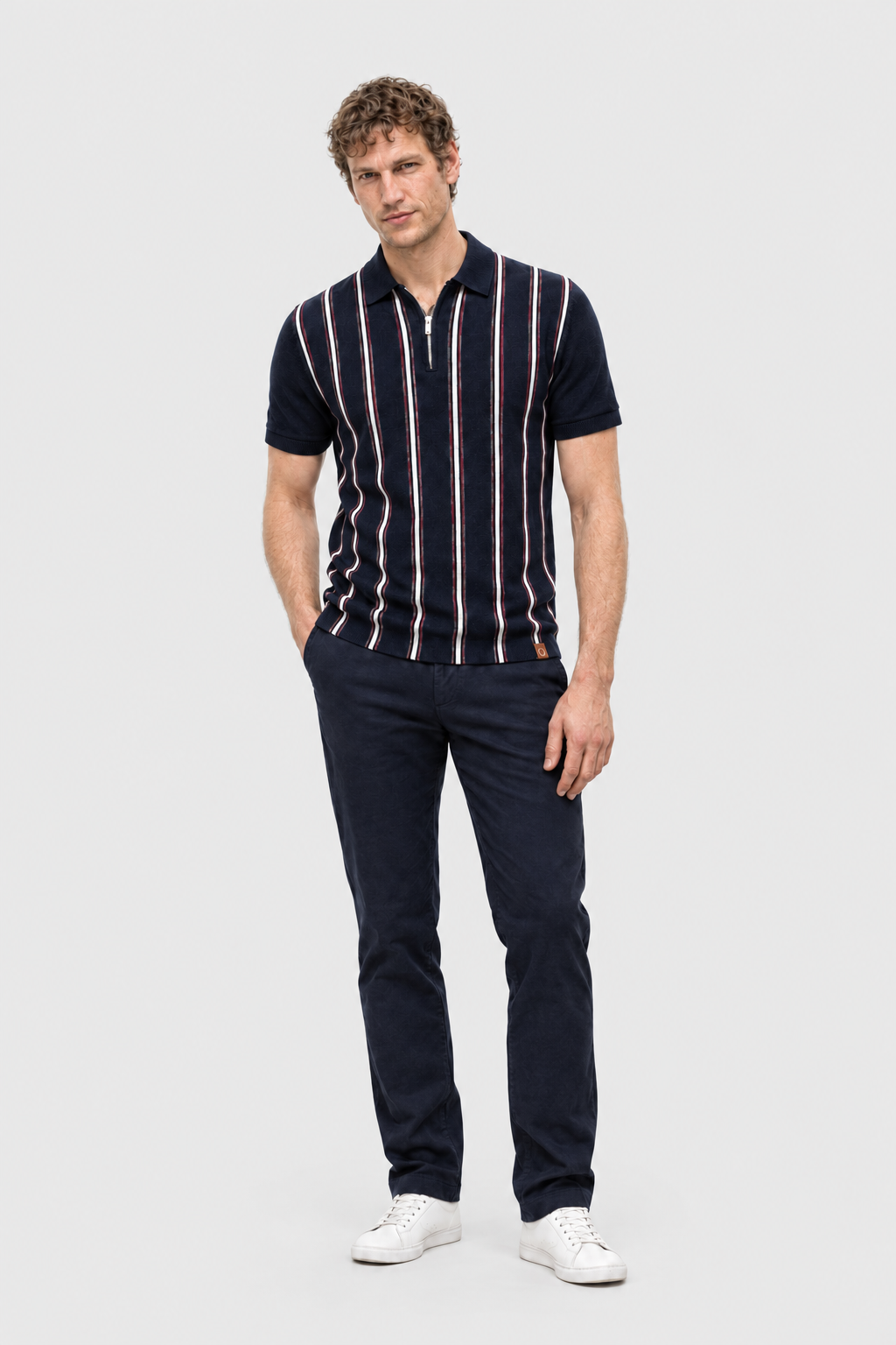Cannes Polo Shirt — Classic Premium Striped