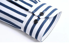 Camisa Slim Business Stripe - Não Amassa