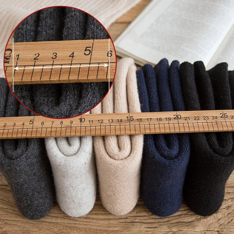 Meias Masculinas Térmicas de Lã (Kit com 3 pares)