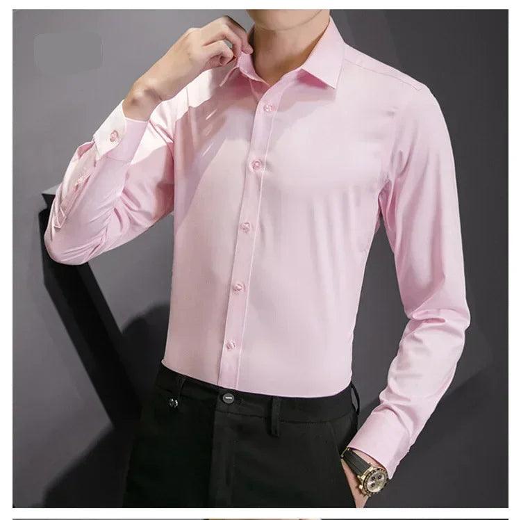 Camisa Social Masculina Plus