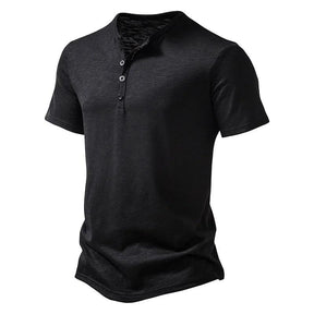 Camiseta Básica Henley Masculina