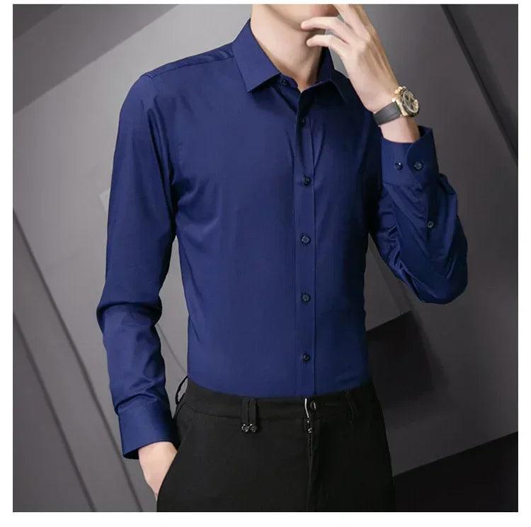 Camisa Social Masculina Plus