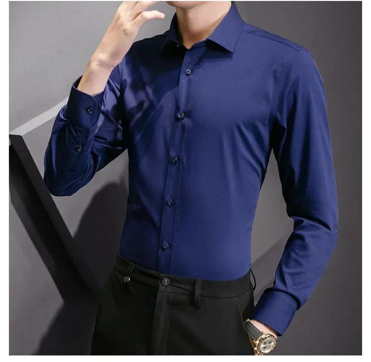 Camisa Social Masculina Plus