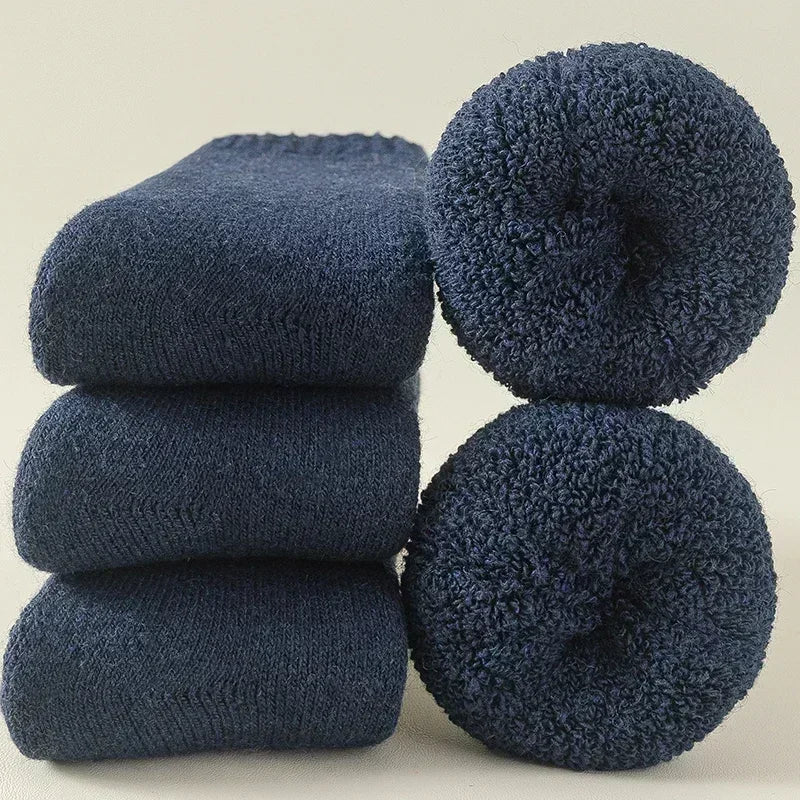 Meias Masculinas Térmicas de Lã (Kit com 3 pares)