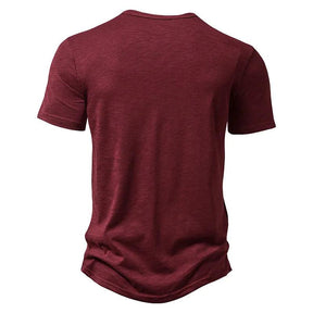 Camiseta Básica Henley Masculina