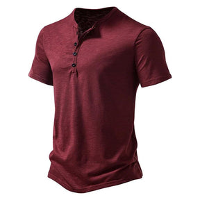 Camiseta Básica Henley Masculina