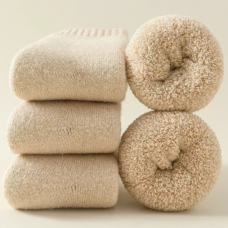 Meias Masculinas Térmicas de Lã (Kit com 3 pares)
