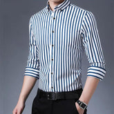 Camisa Slim Business Stripe - Não Amassa