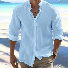 Camisa Masculina de Linho Horizon