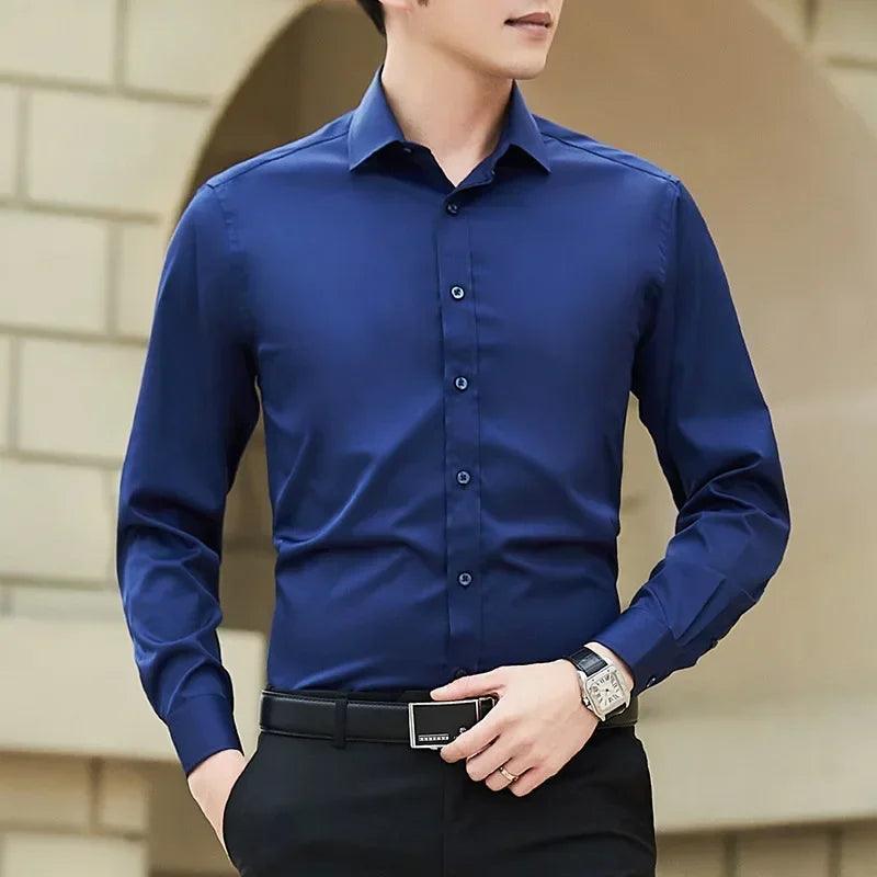 Camisa Social Masculina Plus