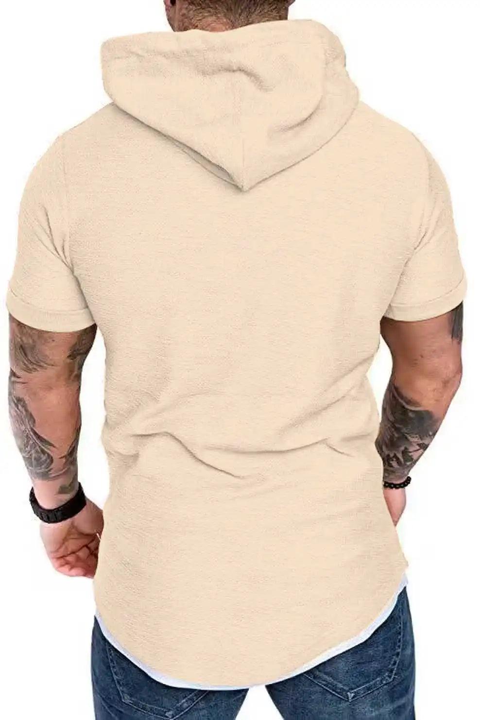 Camiseta Masculina com Capuz