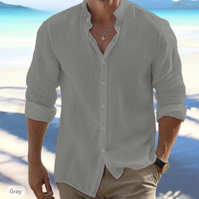 Camisa Masculina de Linho Horizon