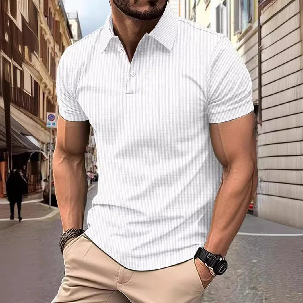 Camiseta Masculina de Tricô