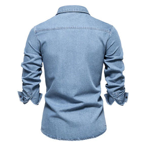 Camisa Jeans Masculina