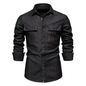 Camisa Jeans Masculina