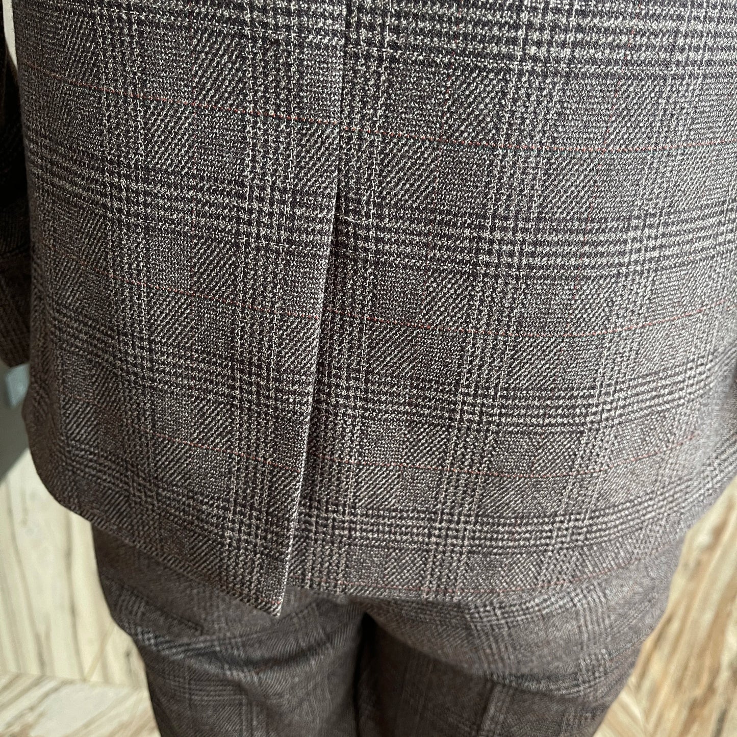 Conjunto elegante de terno/colete e calças