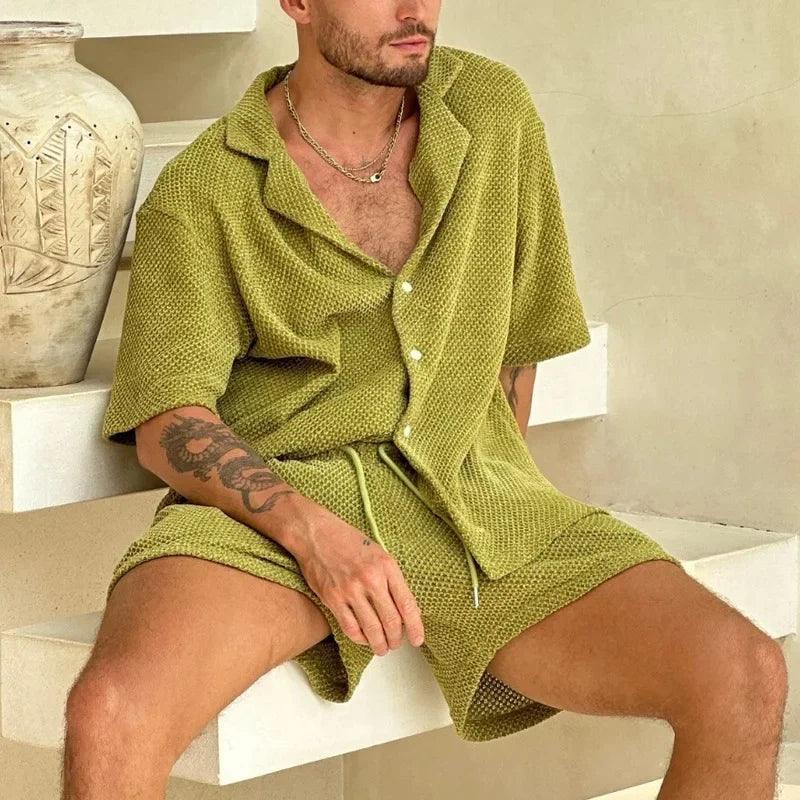 Conjunto Masculino Casual de Verão