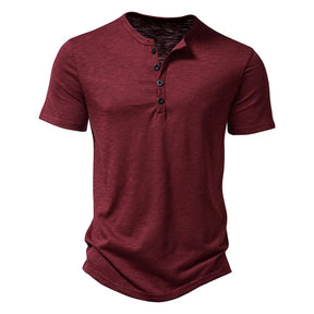 Camiseta Básica Henley Masculina