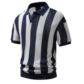 Polo Masculina Casual de Verão