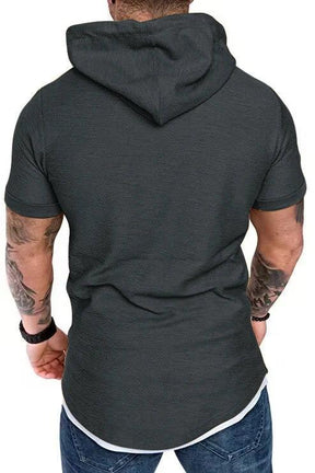 Camiseta Masculina com Capuz