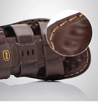 Sandália Masculina Couro