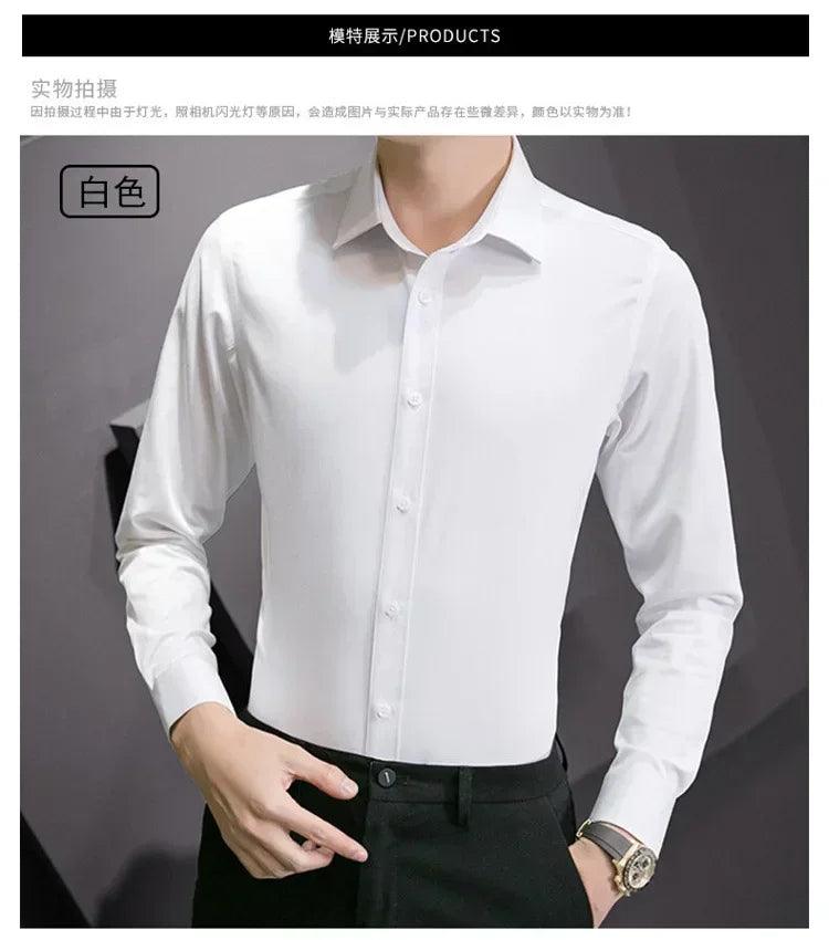 Camisa Social Masculina Plus