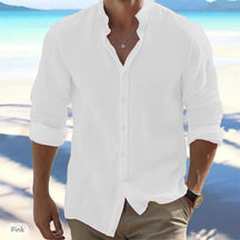 Camisa Masculina de Linho Horizon