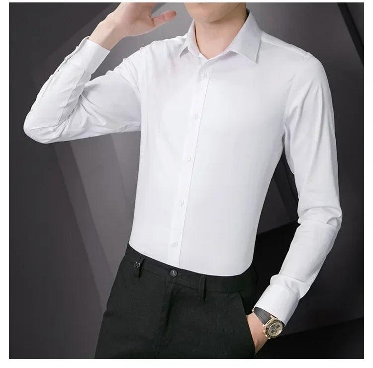 Camisa Social Masculina Plus