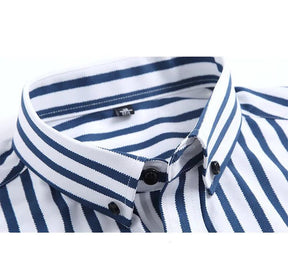 Camisa Slim Business Stripe - Não Amassa