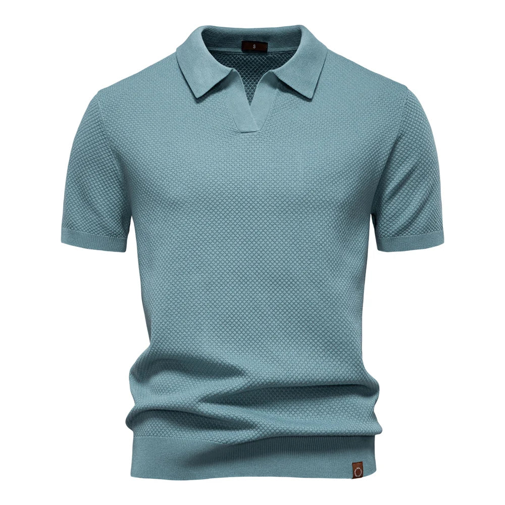 Conjunto Masculino Casual Elegante Riviera Marselha com Polo e Bermuda Premium
