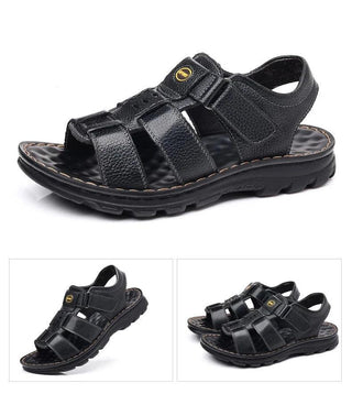 Sandália Masculina Couro