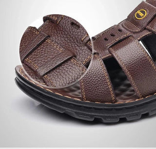 Sandália Masculina Couro