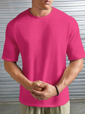 Camiseta Masculina de Tricô