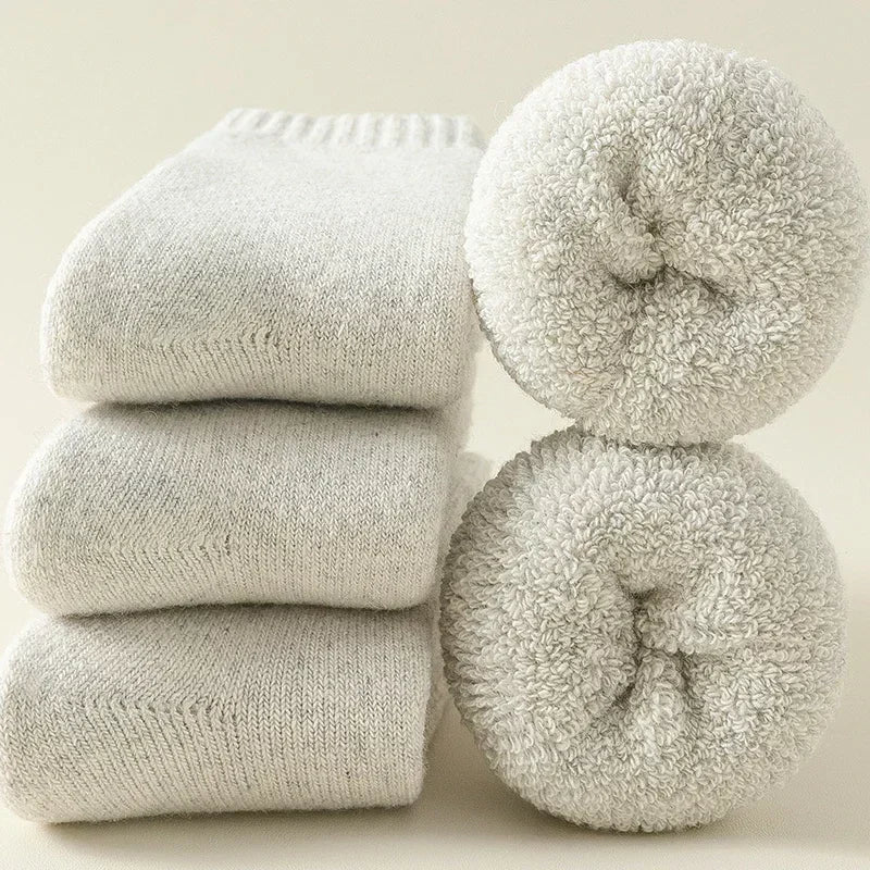 Meias Masculinas Térmicas de Lã (Kit com 3 pares)