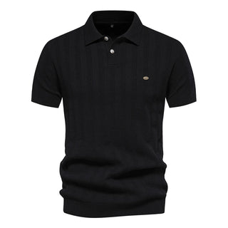 Polo Garda em Tricô Canelado