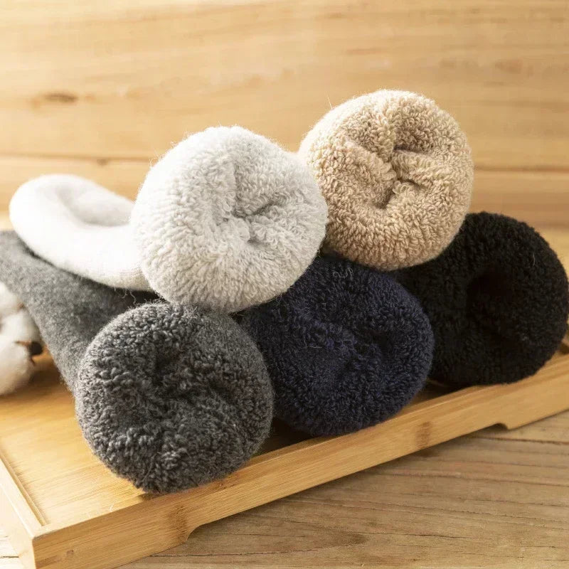 Meias Masculinas Térmicas de Lã (Kit com 3 pares)