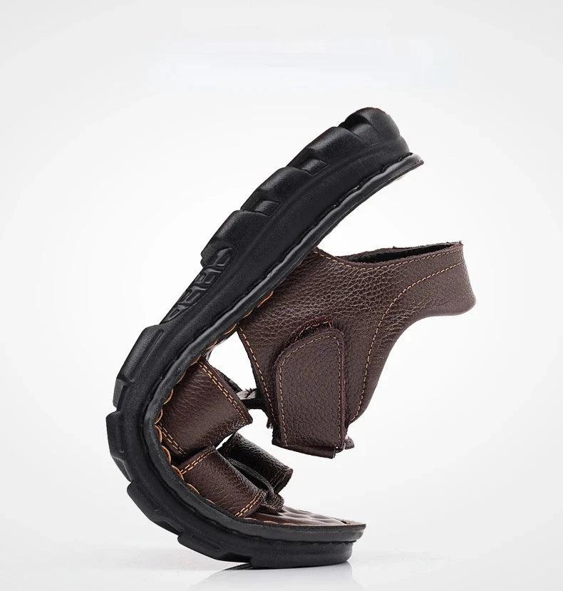 Sandália Masculina Couro
