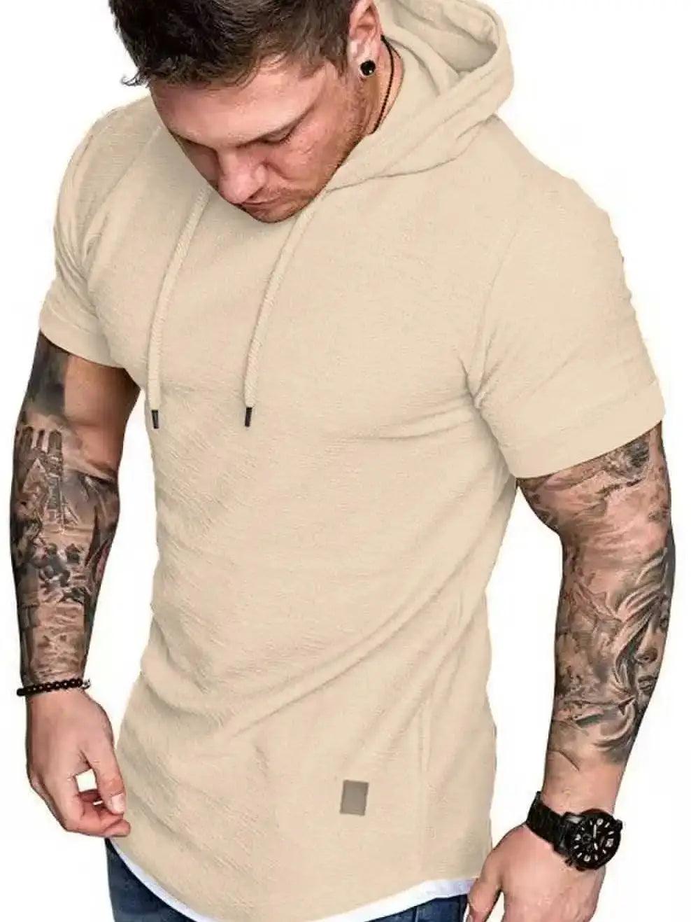 Camiseta Masculina com Capuz