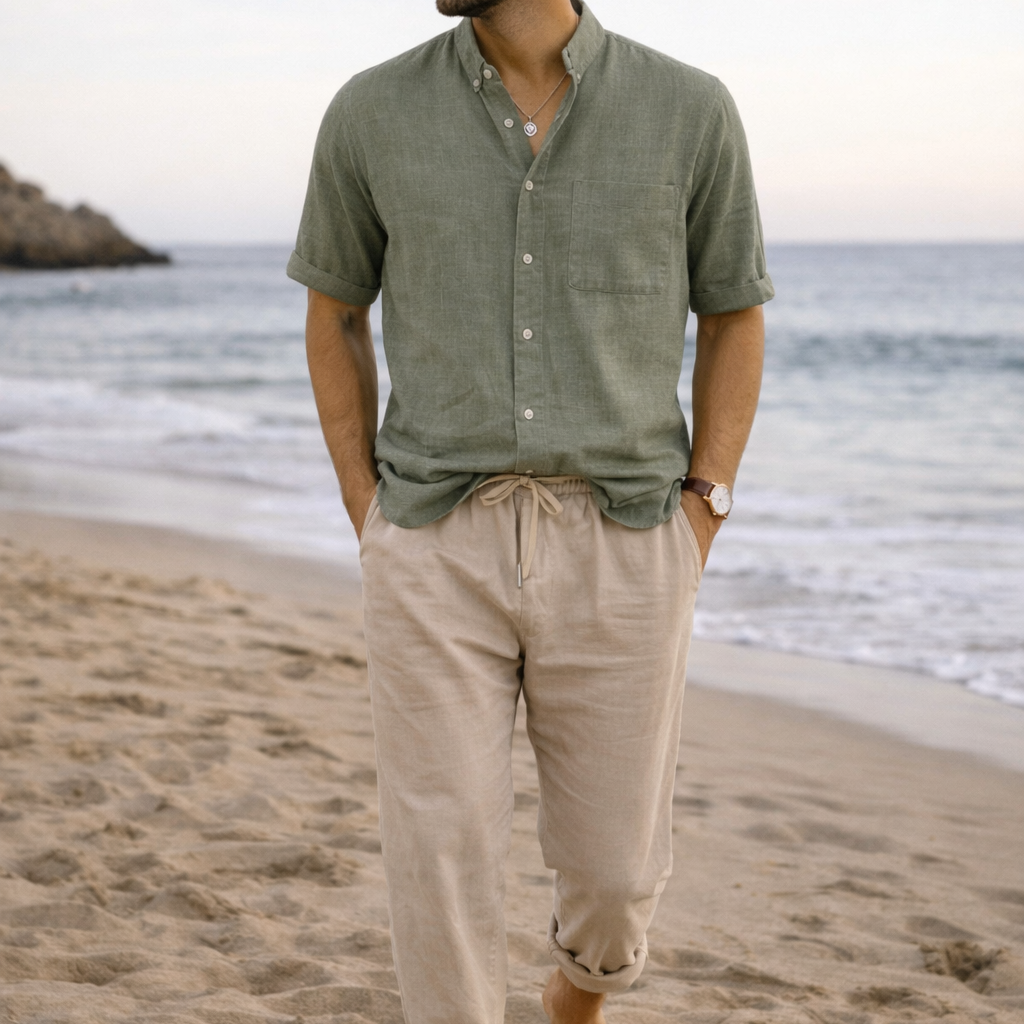 Combo Riviera — Camisa Saint-Tropez + Calça Orven