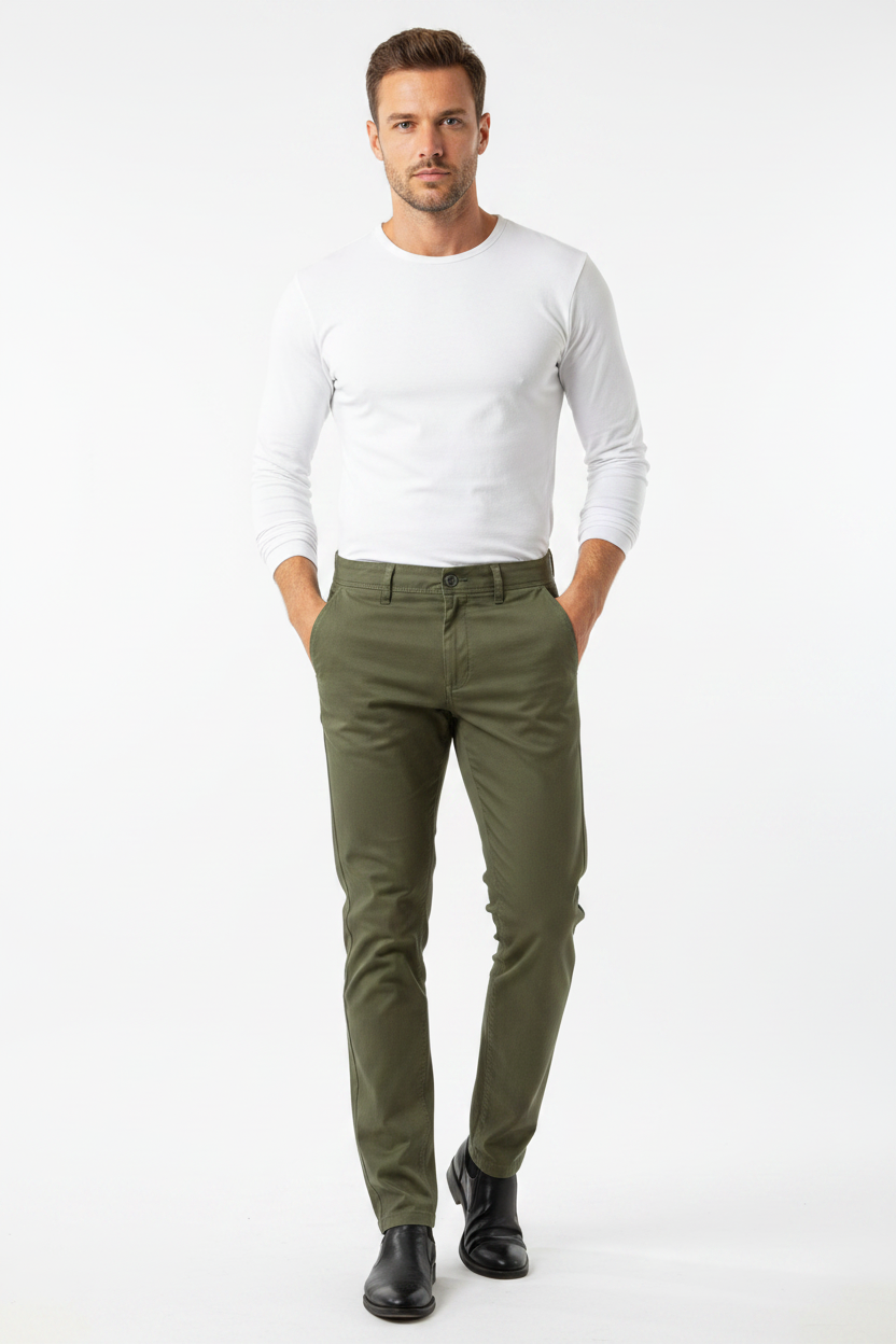 Chino Verde Oliva